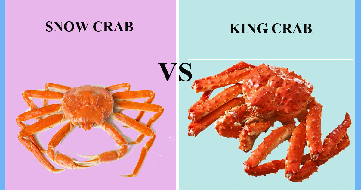 Snow Crab vs King Crab | thosefoods.com